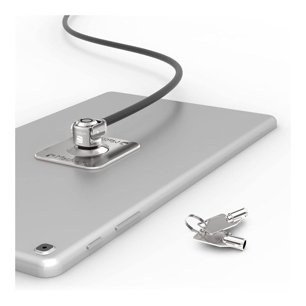 Photo de la platine et du câble antivol Maclocks CL15UTL